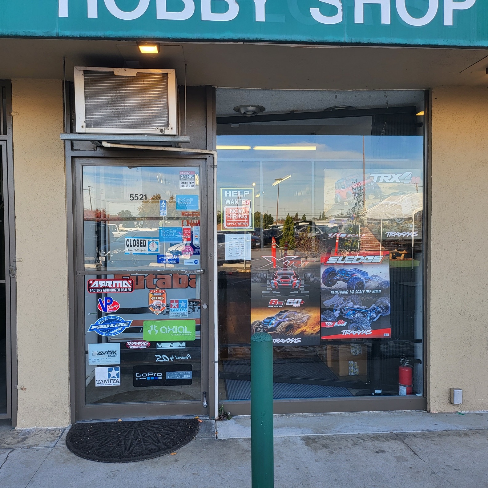 Entrance to the RC racing venue in Lawndale, California